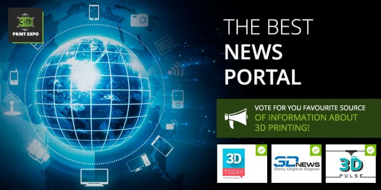 Vote for the best newsportal, contributing to 3D printing development