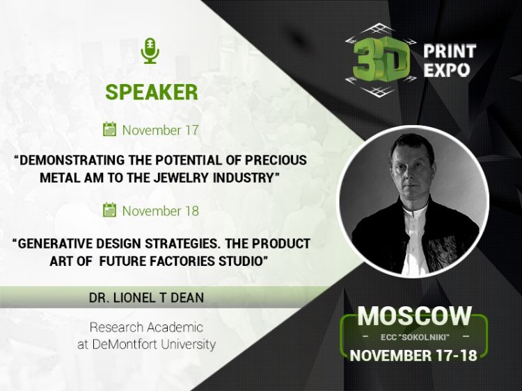 3D printing potential in jewellery: lecture and case studies from the English expert