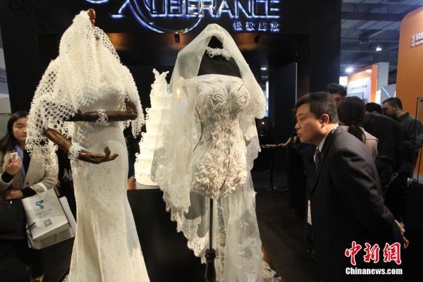 Xuberance unveils two stunning 3D printed wedding dresses at TCT Shanghai