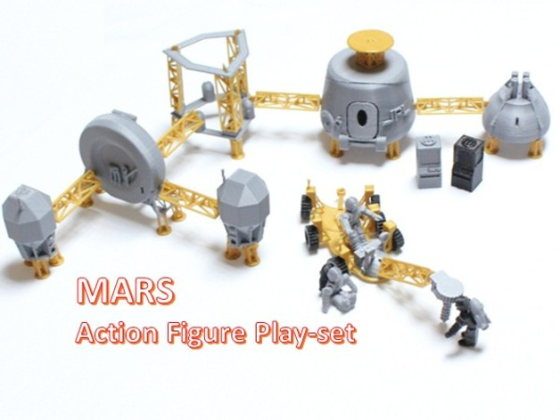 Лучшие модели марсианских баз, представленные на конкурс MakerBot и NASA - 3