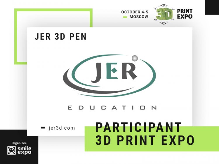 JER 3D PEN to Share Secrets of Creating Objects with 3D Pens at 3D Print Expo